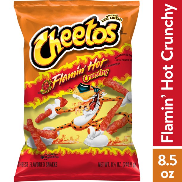 Cheetos Flamin Hot Crunchy 8.25 oz