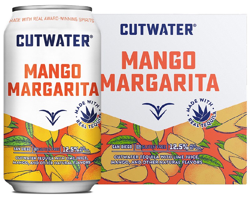 Cut Water Mango Margarita 4pk 12oz