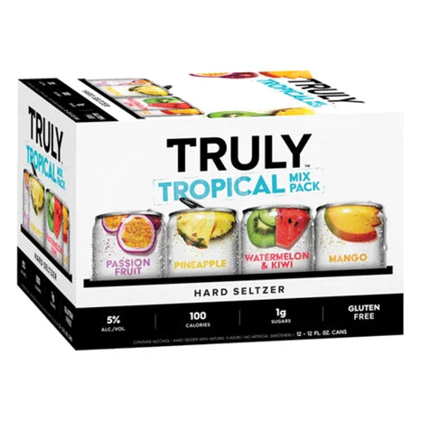 Truly Tropical Hard Seltzer 12 Pack 12oz