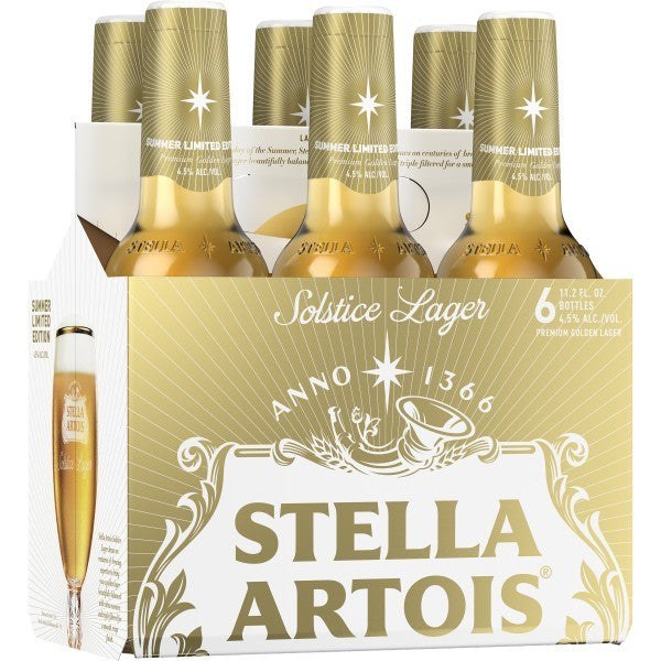 Stella Artois Solstice Lager 6 Pack